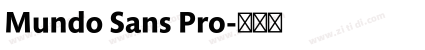 Mundo Sans Pro字体转换